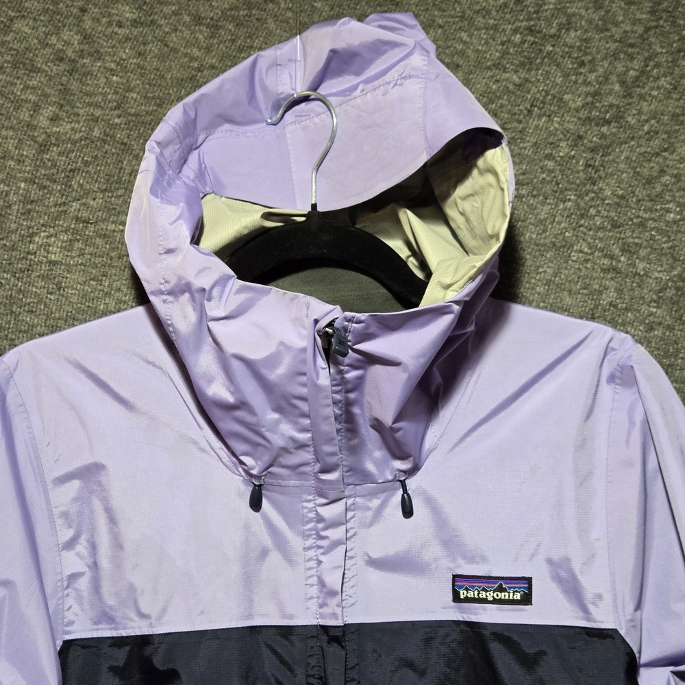 Patagonia Torrentshell Rain Jacket Women's H2NO Navy Purple Size Small - Picture 6 of 15